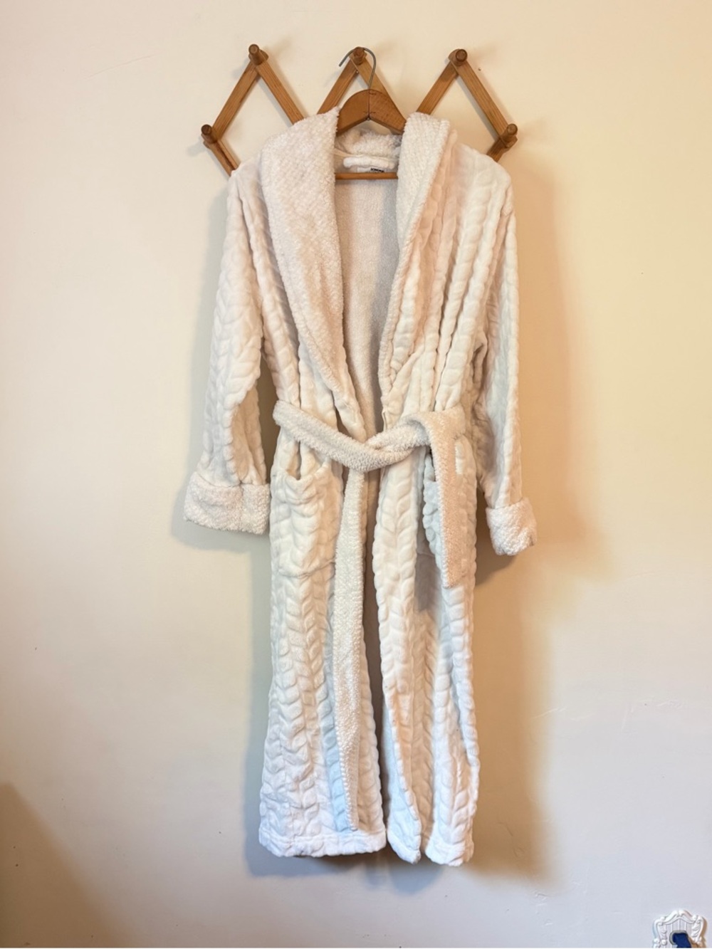 Plush White Robe